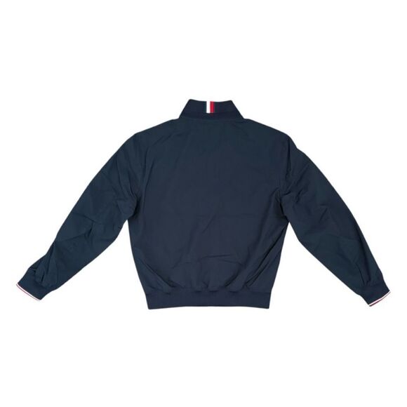 Tommy Hilfiger Men’s Navy Bomber Jacket Lightweight Water Resistant Small NWT - Picture 3 of 10